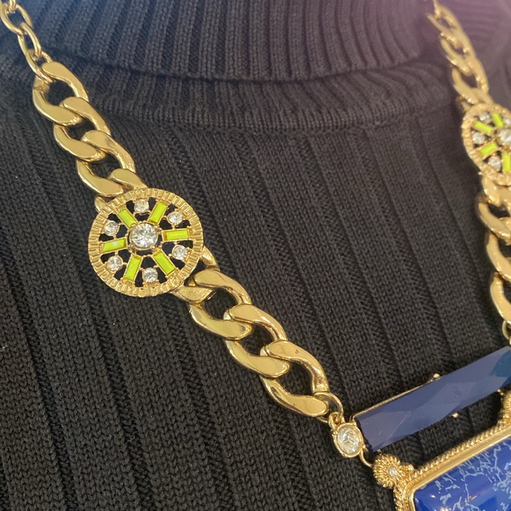 Lapis Statement Necklace - image 3